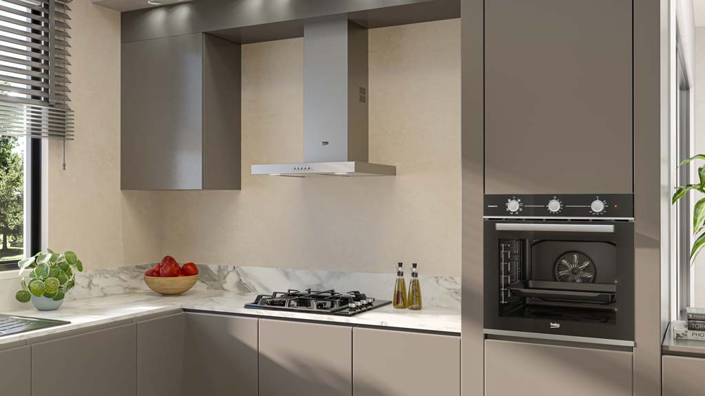 Beko Elektrogeräte Backofen anthrazit / schwarz- Die Küchenwelt Thomas Brag in Duisburg und Bocholt