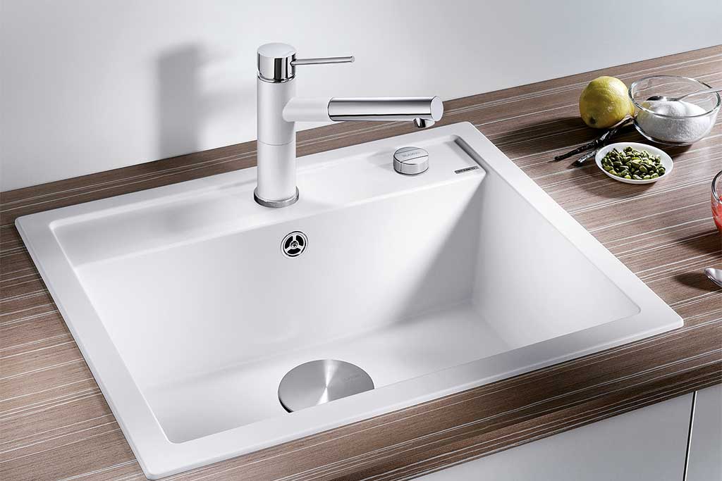 Blanco Smart Home Produkte weiße Spüle - Die Küchenwelt Thomas Brag in Duisburg und Bocholt