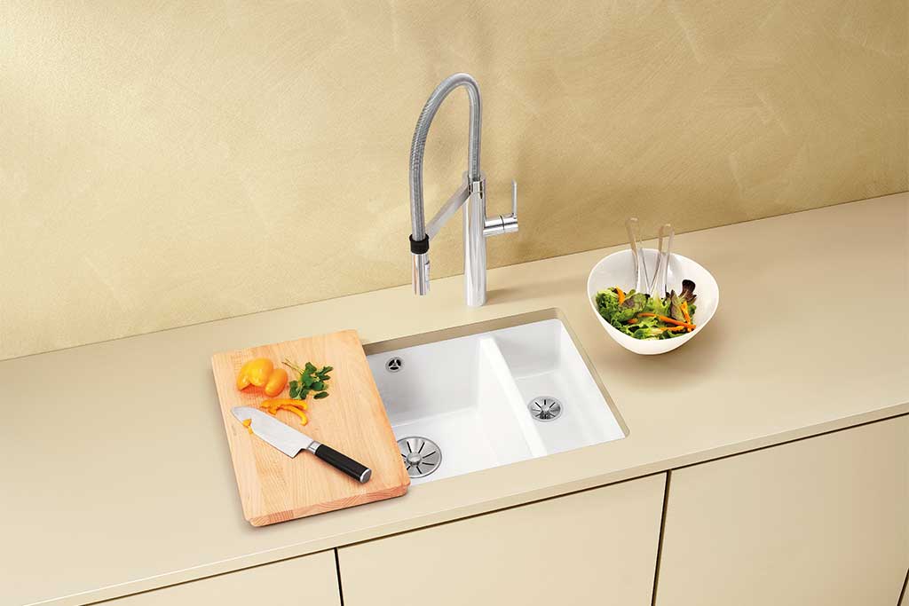 Blanco Smart Home Produkte weiße Spüle - Die Küchenwelt Thomas Brag in Duisburg und Bocholt