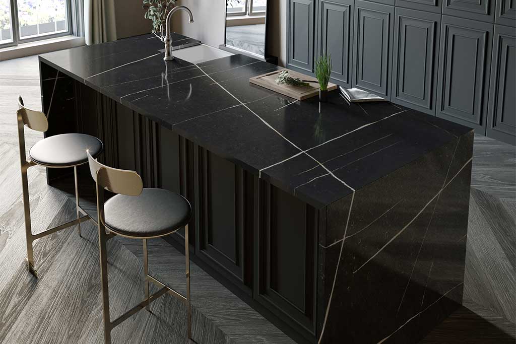 Cosentino Silestone Naturquarz Küche Eternal Noir - Die Küchenwelt Thomas Brag in Duisburg und Bocholt
