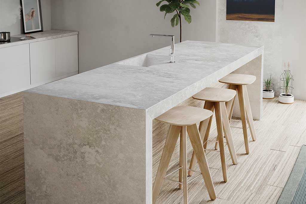 Cosentino Silestone Naturquarz Küche Silver Lake Kücheninsel- Die Küchenwelt Thomas Brag in Duisburg und Bocholt