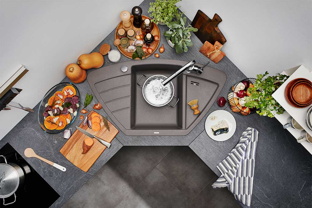 Blanco Smart Home Produkte Alumetallic Spüle ZIA - Die Küchenwelt Thomas Brag in Duisburg und Bocholt