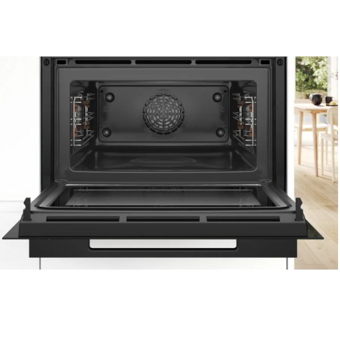 Bosch CMG9241B1 Serie 8, Einbau-Kompaktbackofen mit Mikrowellenfunktion, Schwarz