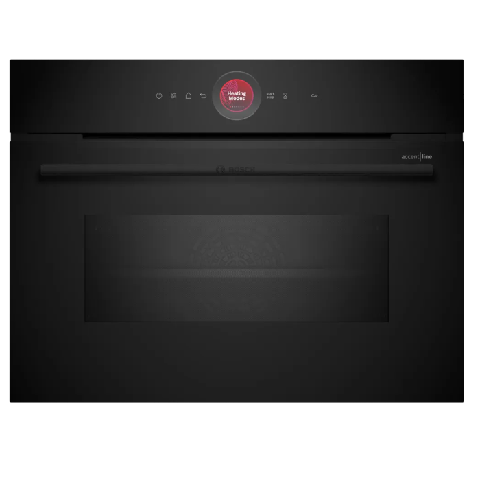 Bosch CMG9241B1 Serie 8, Einbau-Kompaktbackofen mit Mikrowellenfunktion, Schwarz