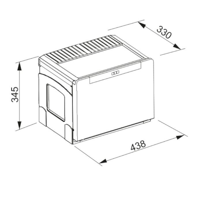 Franke Sorter Cube 50 2-fach Trennung, Einbau-Abfallsammler